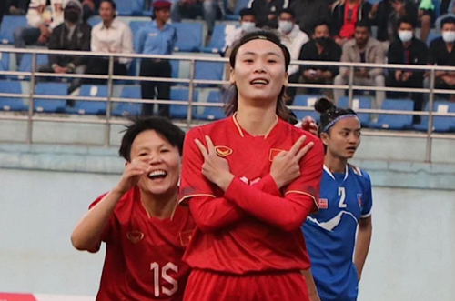 Thắng Nepal, đội tuyển nữ Việt Nam vào vòng loại thứ hai Olympic 2024
